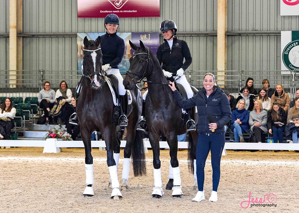 Penhaligon Freigeist (Floyd) was selected to take part in Charlotte Dujardi's young horse Masterclass
